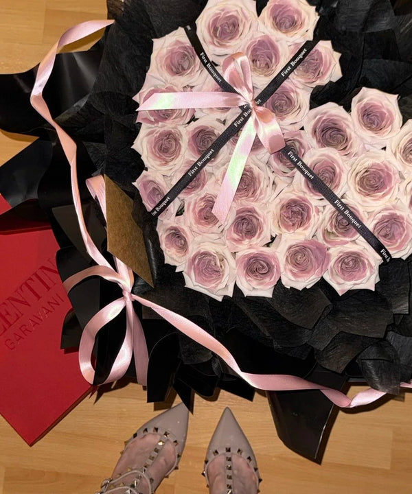 Menta Plum Rose Bouquet｜曼塔花束