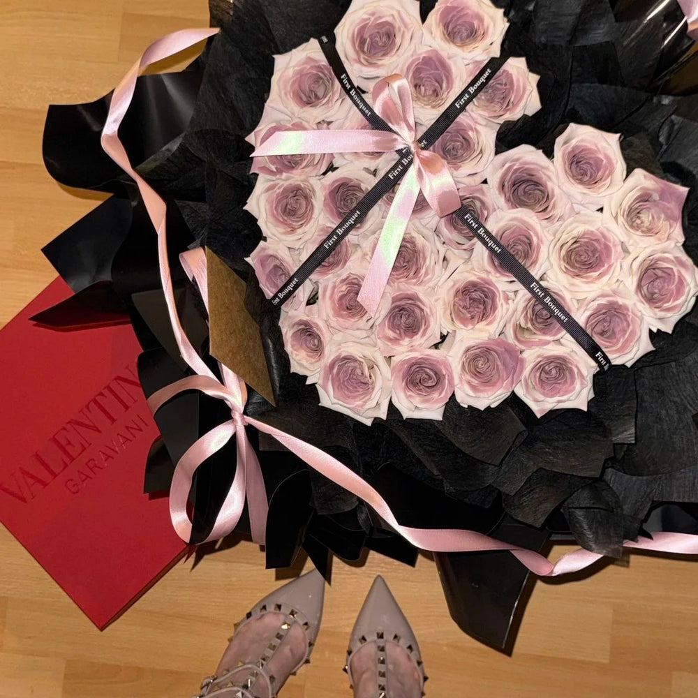 Menta Plum Rose Bouquet｜曼塔花束