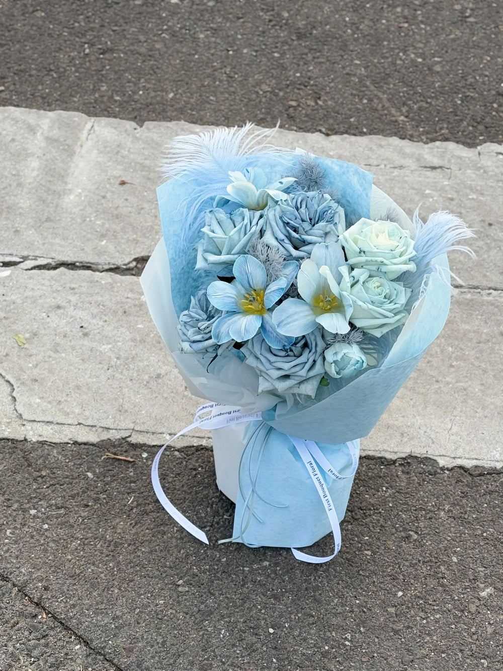 水瓶座蓝色花束｜午夜蓝色系