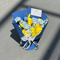 Midnight Blue & Yellow Bouquet ｜黄蓝撞色