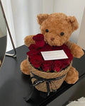 Teddy Bear Hug Bouquet｜泰迪熊抱抱桶