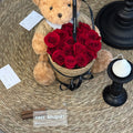 Teddy Bear Hug Bouquet｜泰迪熊抱抱桶