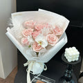Soft Blush w/ orchids
