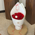 Red Rose Wrapped in Petals