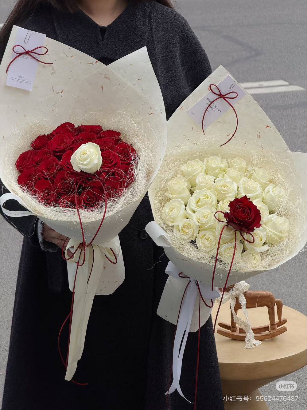 QIXI | Classic Petal Rose Bouquet