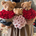 Teddy Bear Hug Bouquet｜泰迪熊抱抱桶