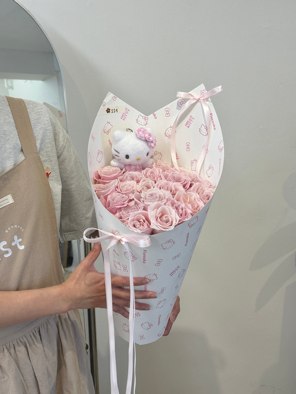 Pink Kitty Rose Bouquet