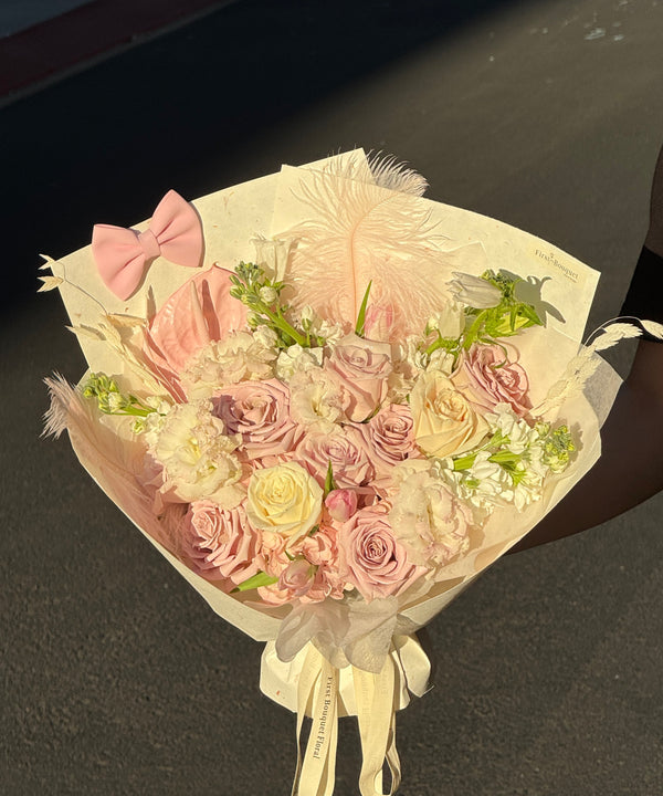 仙女腮红大型花束