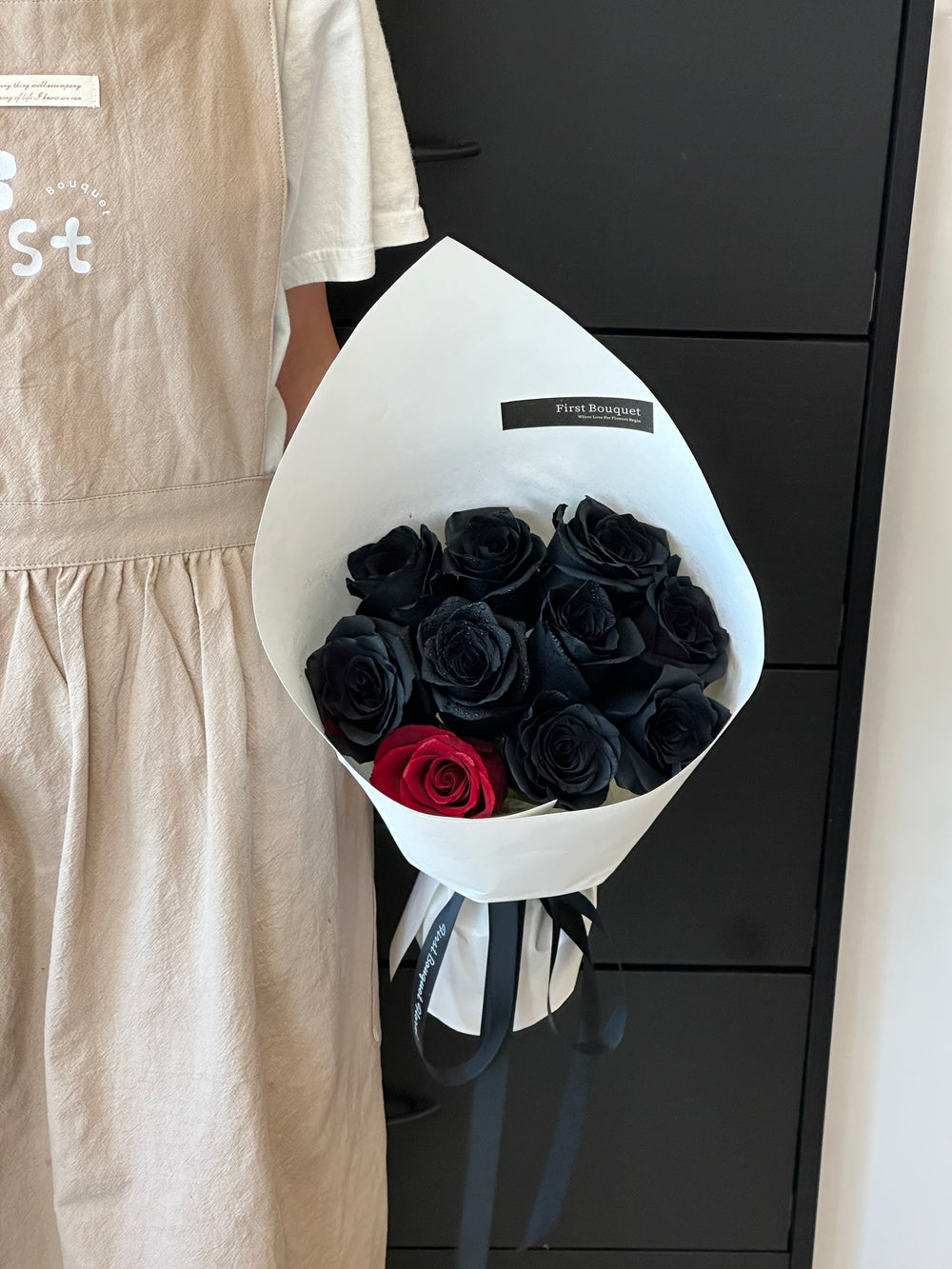 Black Rose & One Red