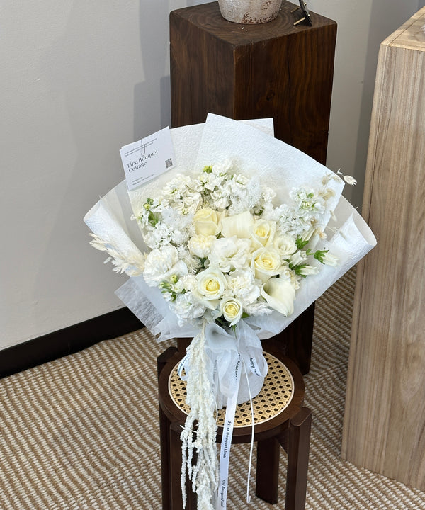 Pure White Bouquet｜纯白花束