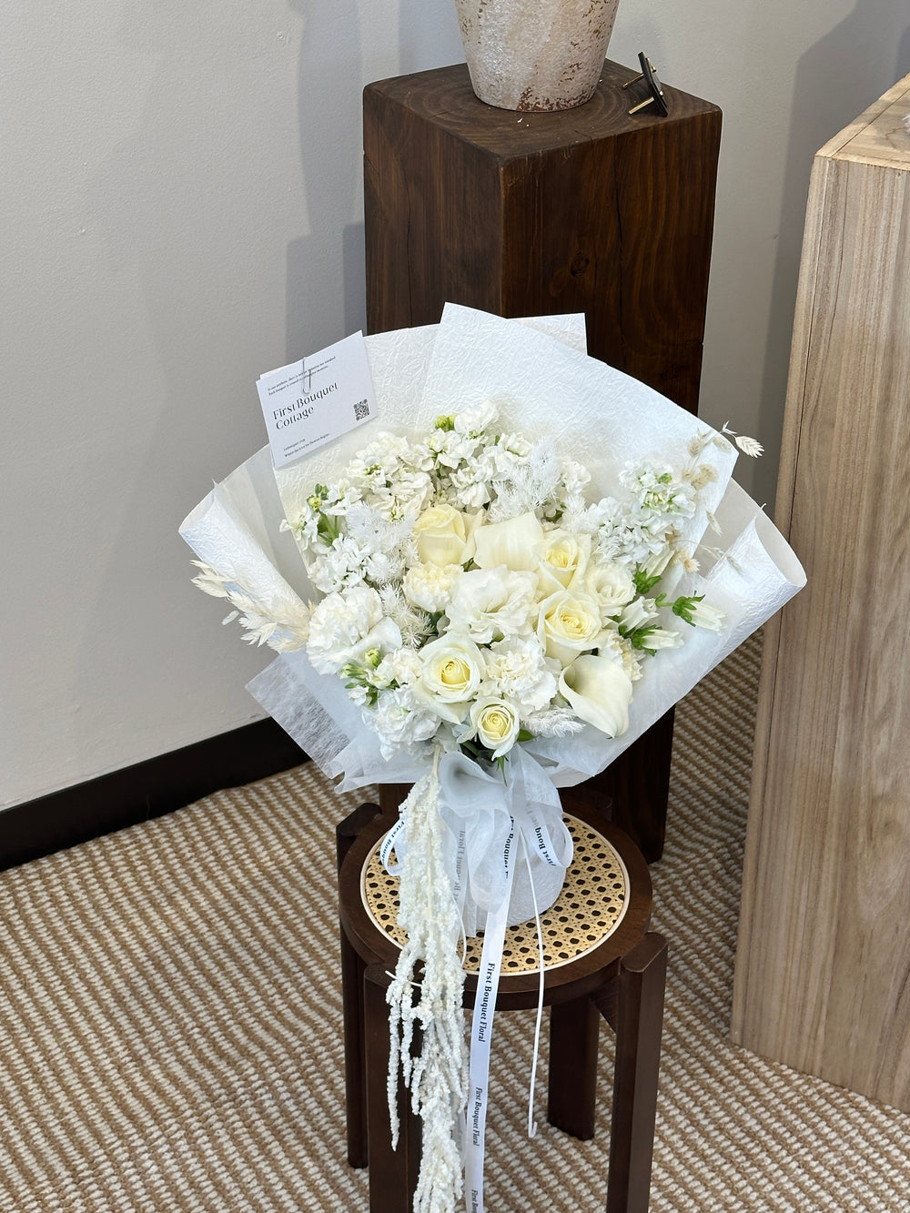 Pure White Bouquet｜纯白花束