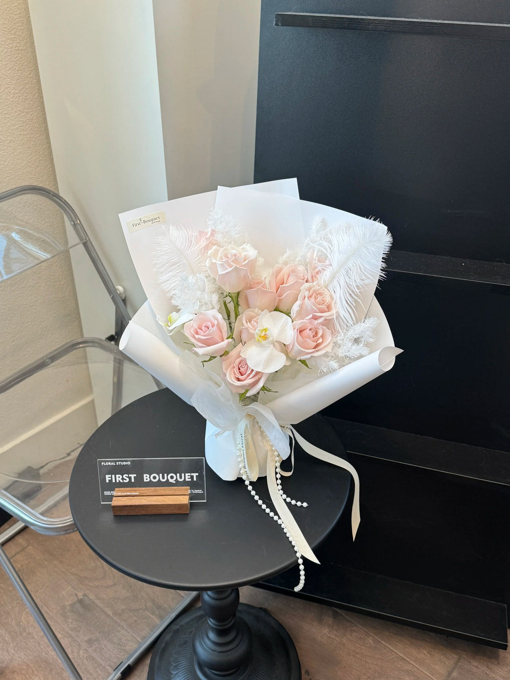 Soft Blush w/ orchids