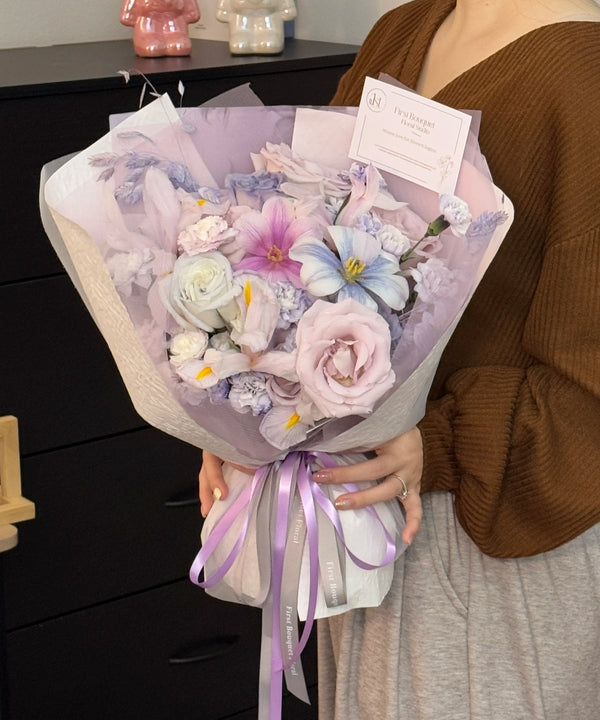 Purple Dream Bouquet｜紫色吸色花束